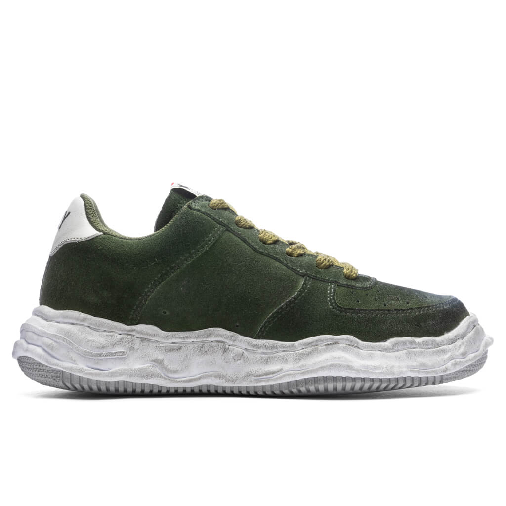 MIHARA YASUHIRO Wayne Brushed Suede Low - Green