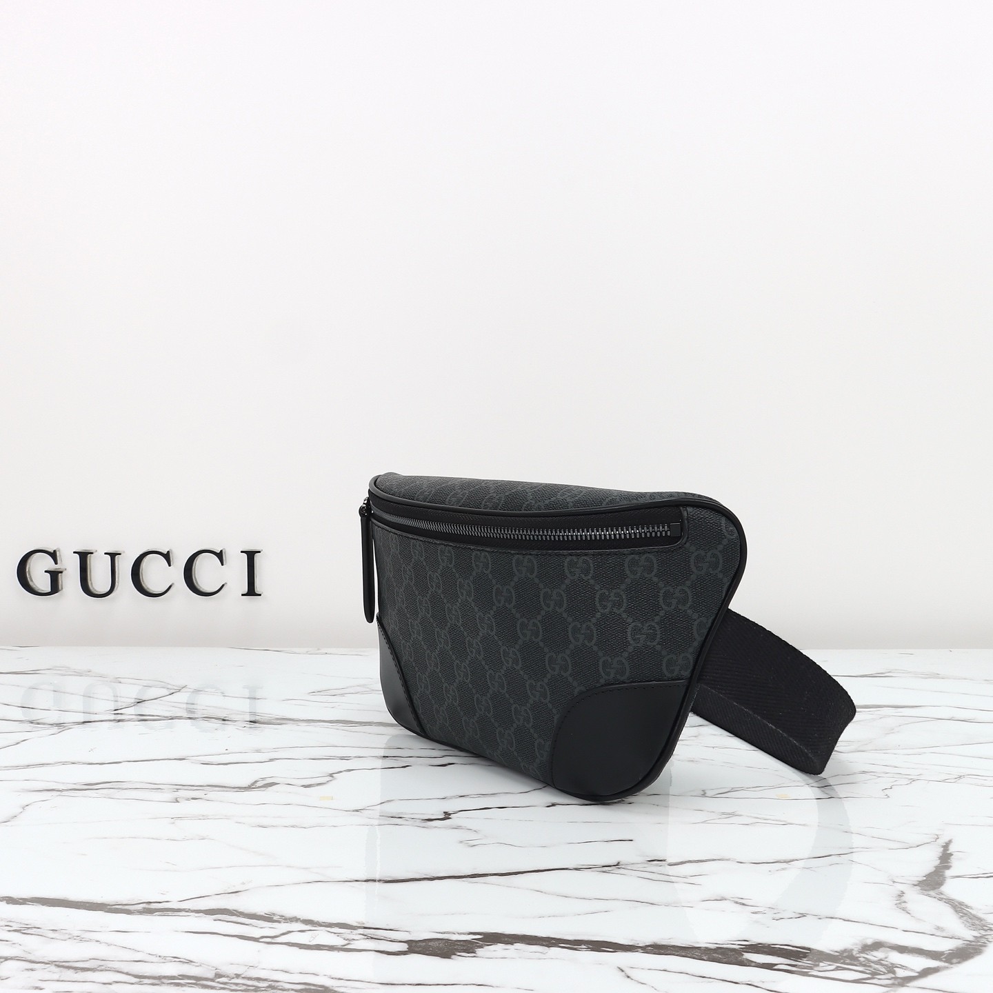 GUCCI Emblem GG medium belt bag