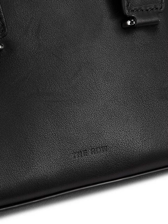 The Row  Mini Devon Leather Top Handle Bag
