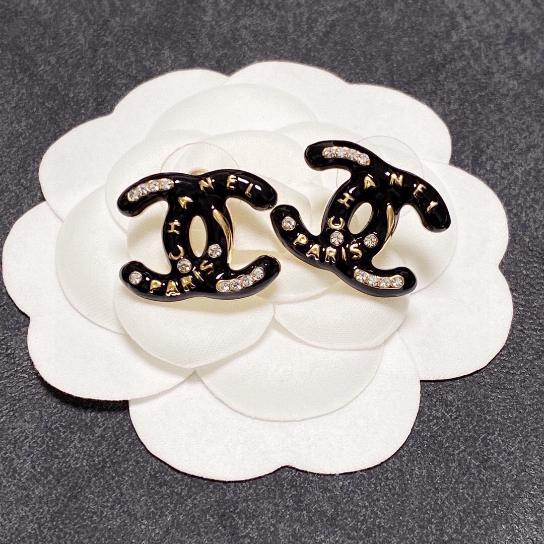Chanel new double c earrings