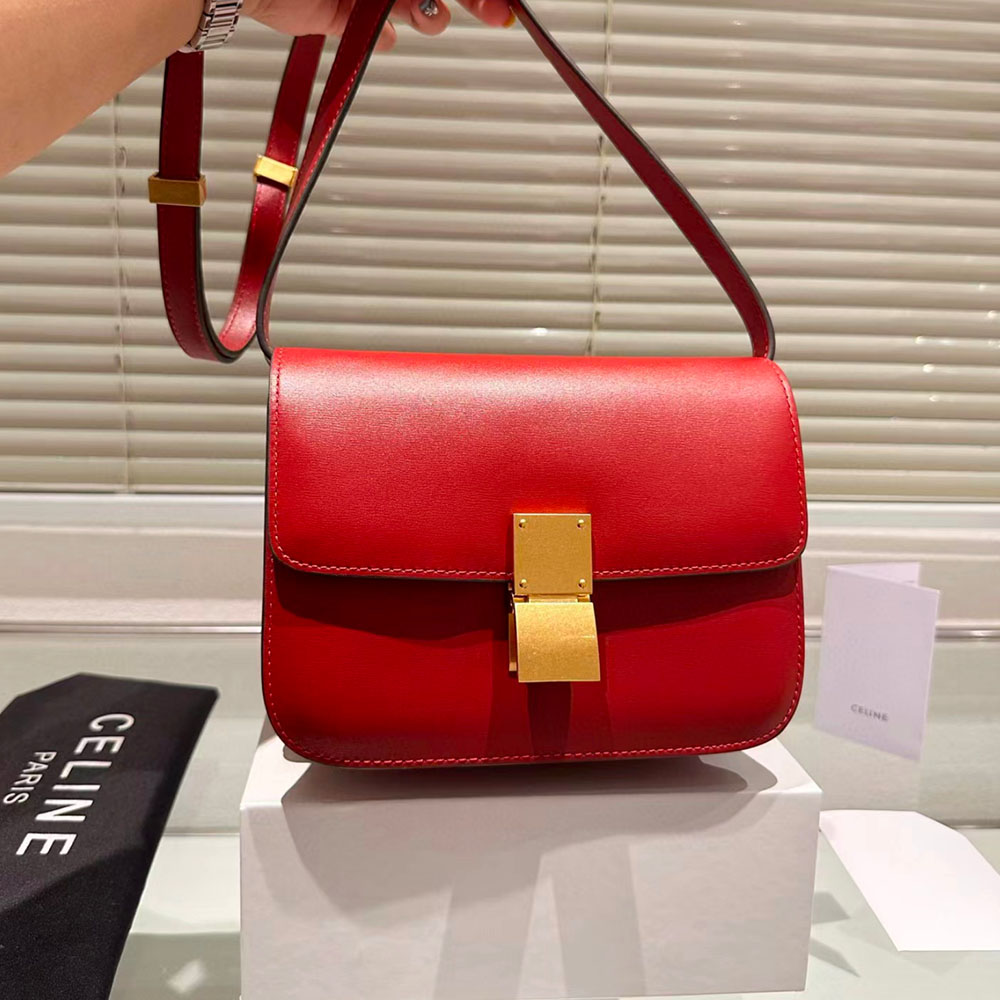 CELINE Liege Calfskin Box Flap Bag