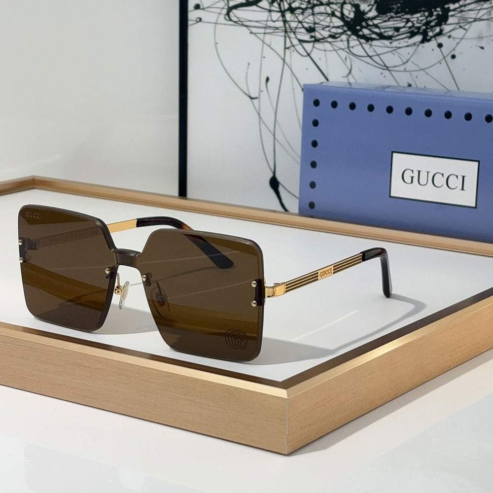 Gucci Stylish Frameless Design  sunglasses Top quality
