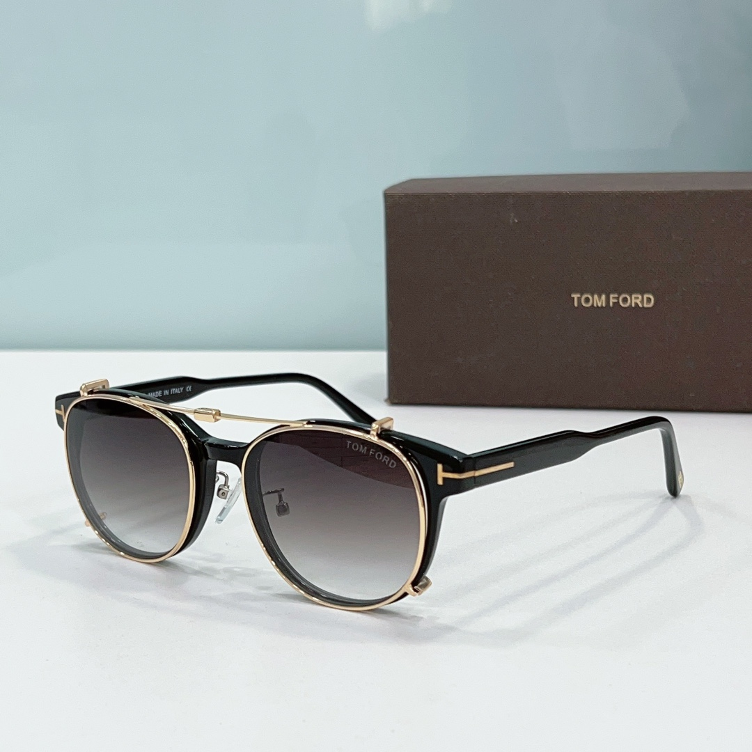 Tom Ford Round Metal Frame Sunglasses Top Quality