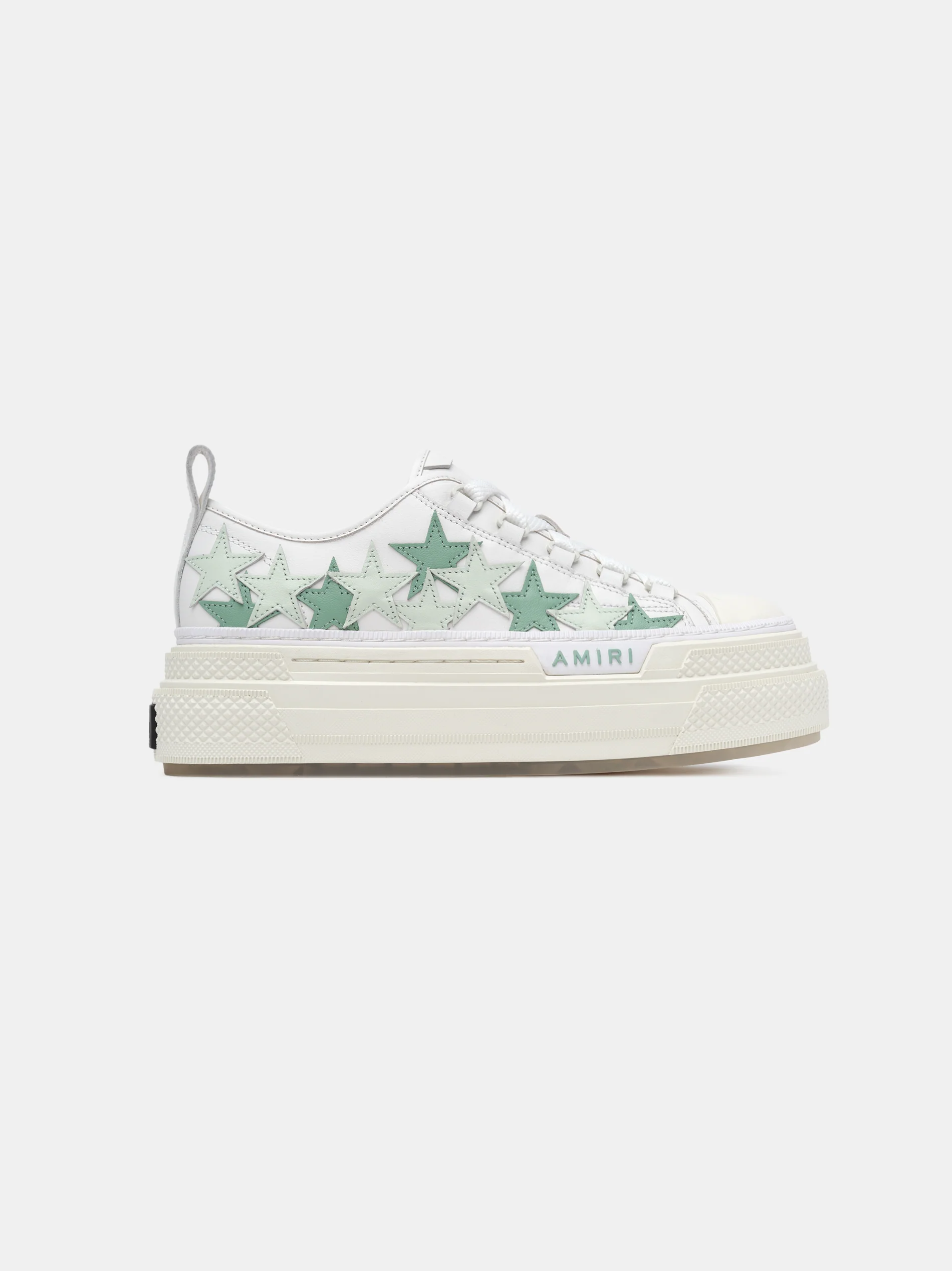 AMIRI WOMEN - WOMEN'S PLATFORM STARS COURT LOW - Frosty Green