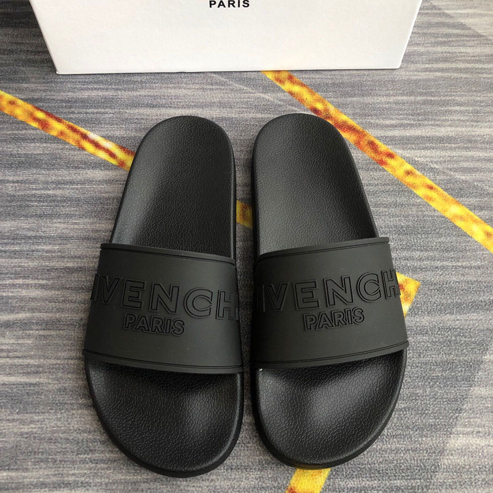 Givenchy Rubber Logo flip-flops Slide Sandal