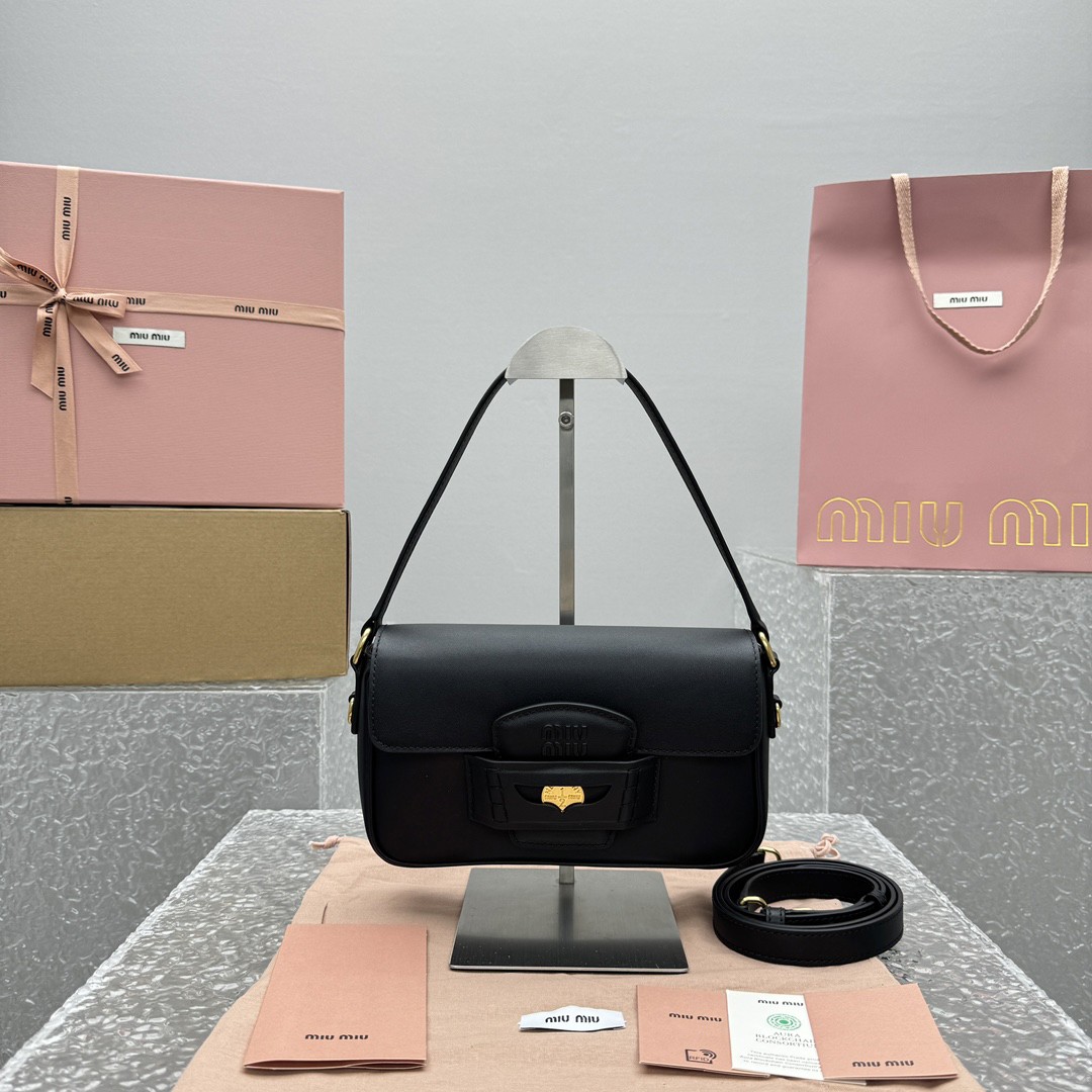 Miumiu Penny leather bag