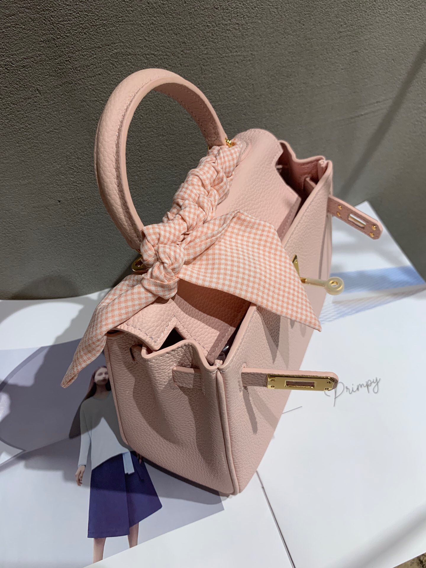 Hermes new pink kelly handbag