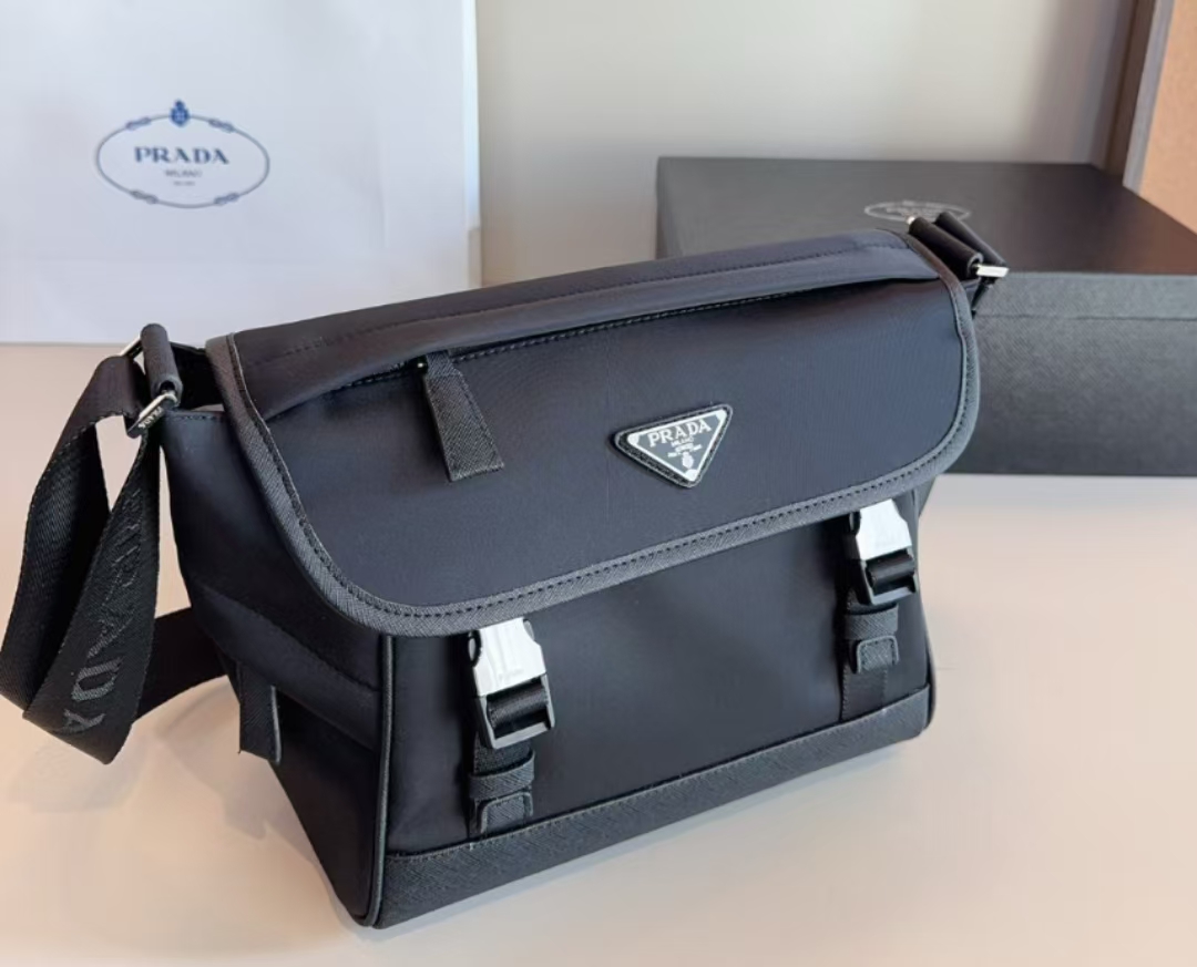 Prada Parachute Postman Bag