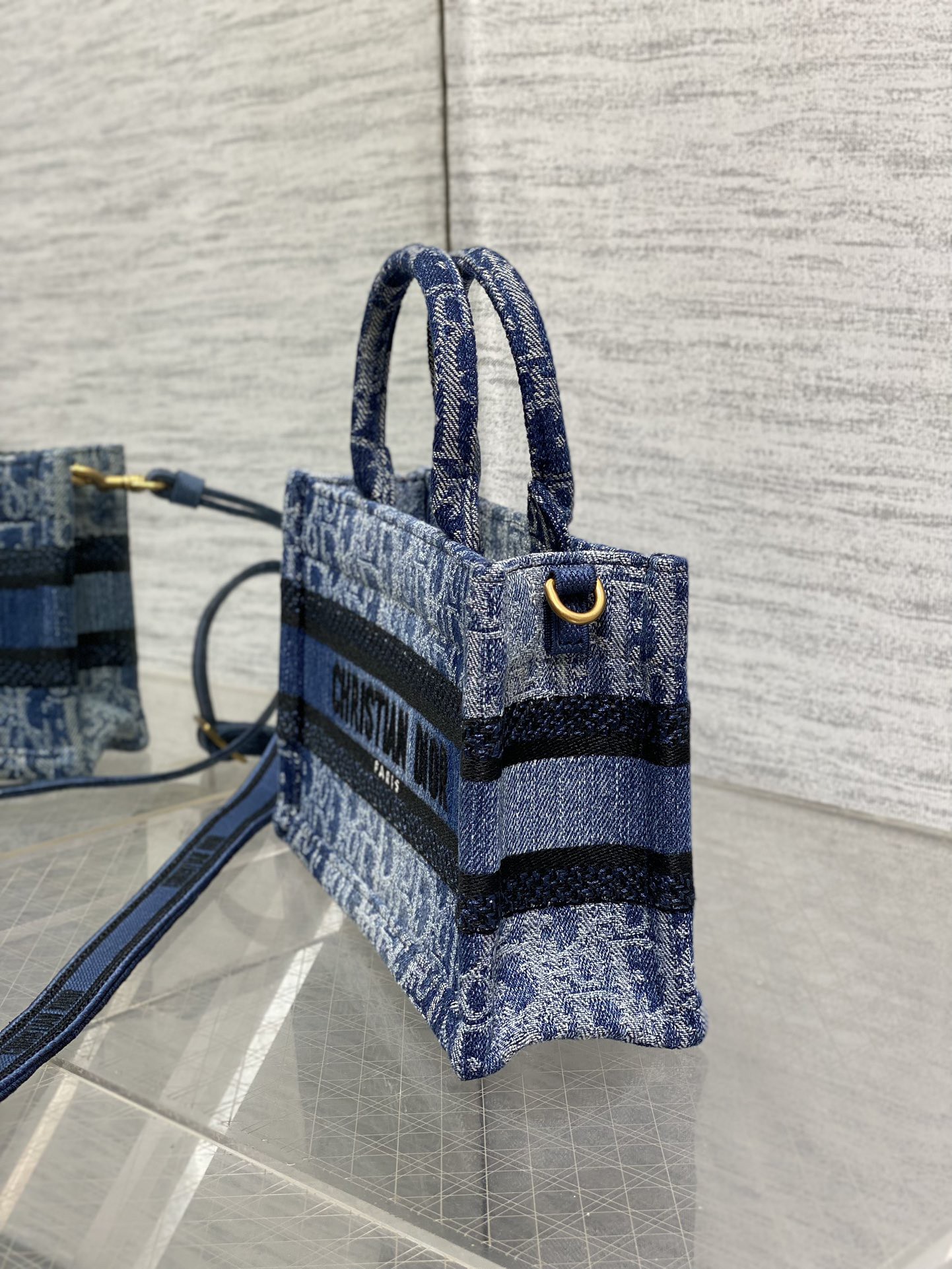 Dior Denim Mini Book Tote