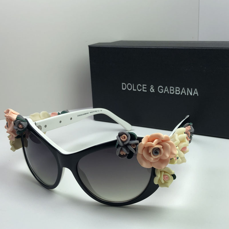 DOLCE & GABBAN DG Stereo Mark With drill  Sunglasses Top quality
