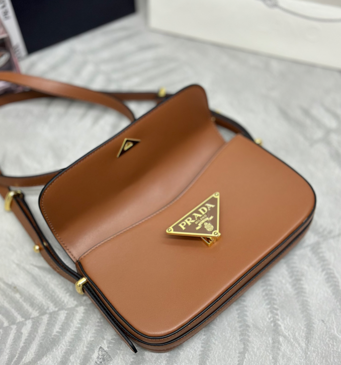 PRADA New Plain Cowhide Shoulder Bag