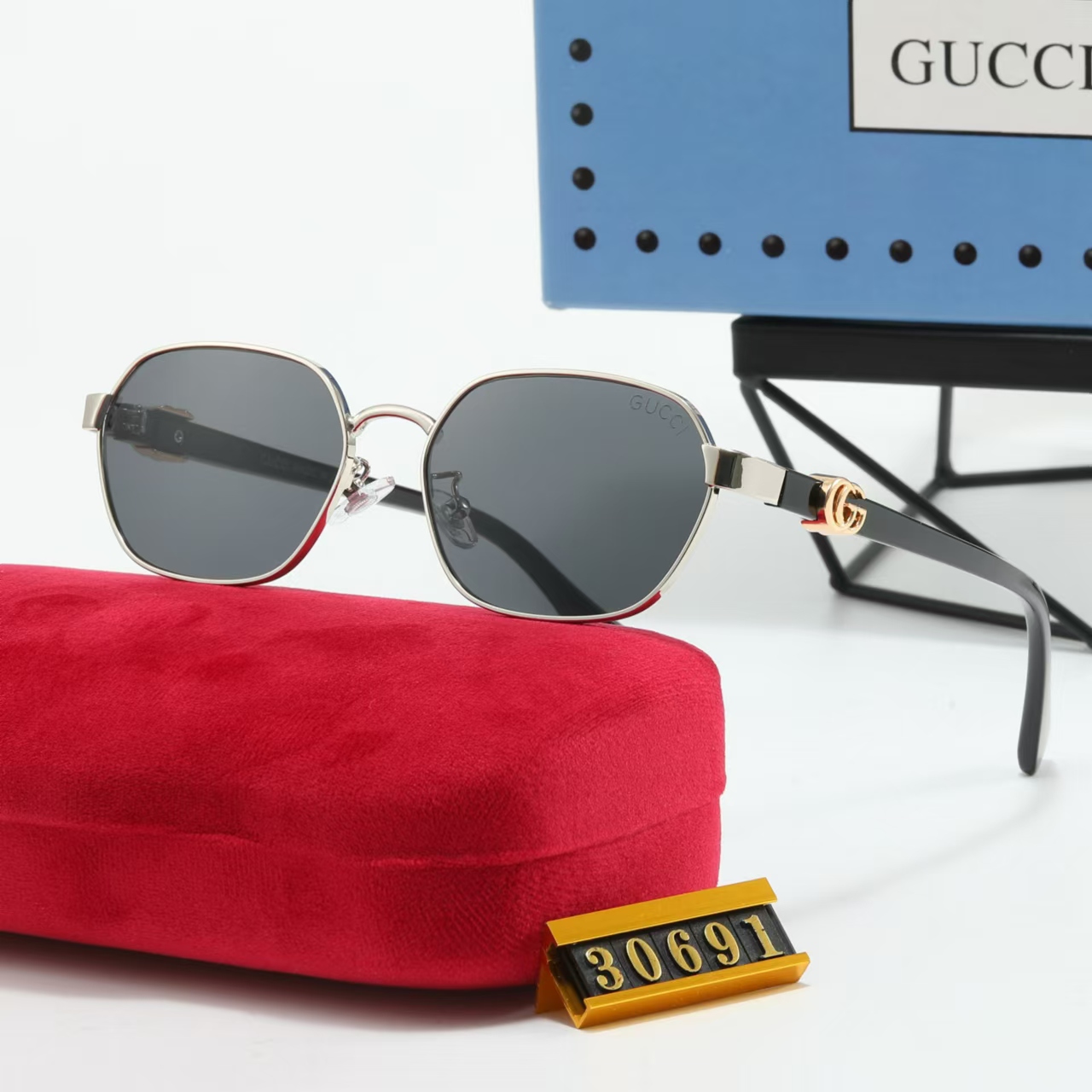 Gucci Shaped Frame Sunglasses