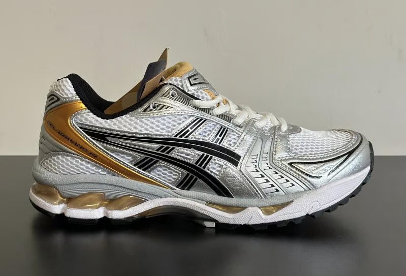 Asics Gel Kayano 14 White Pure Gold