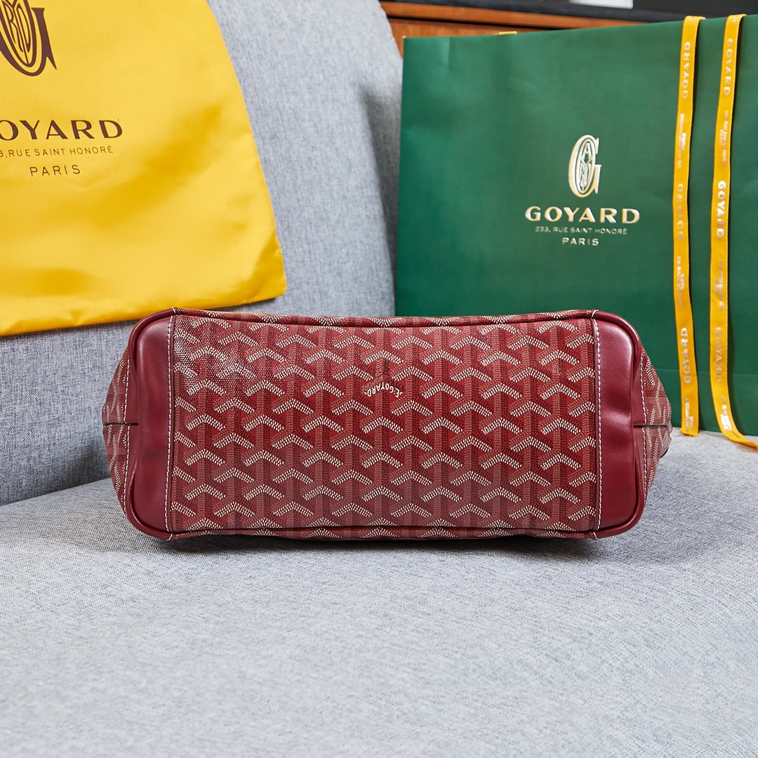 Goyard artois bag burgundy