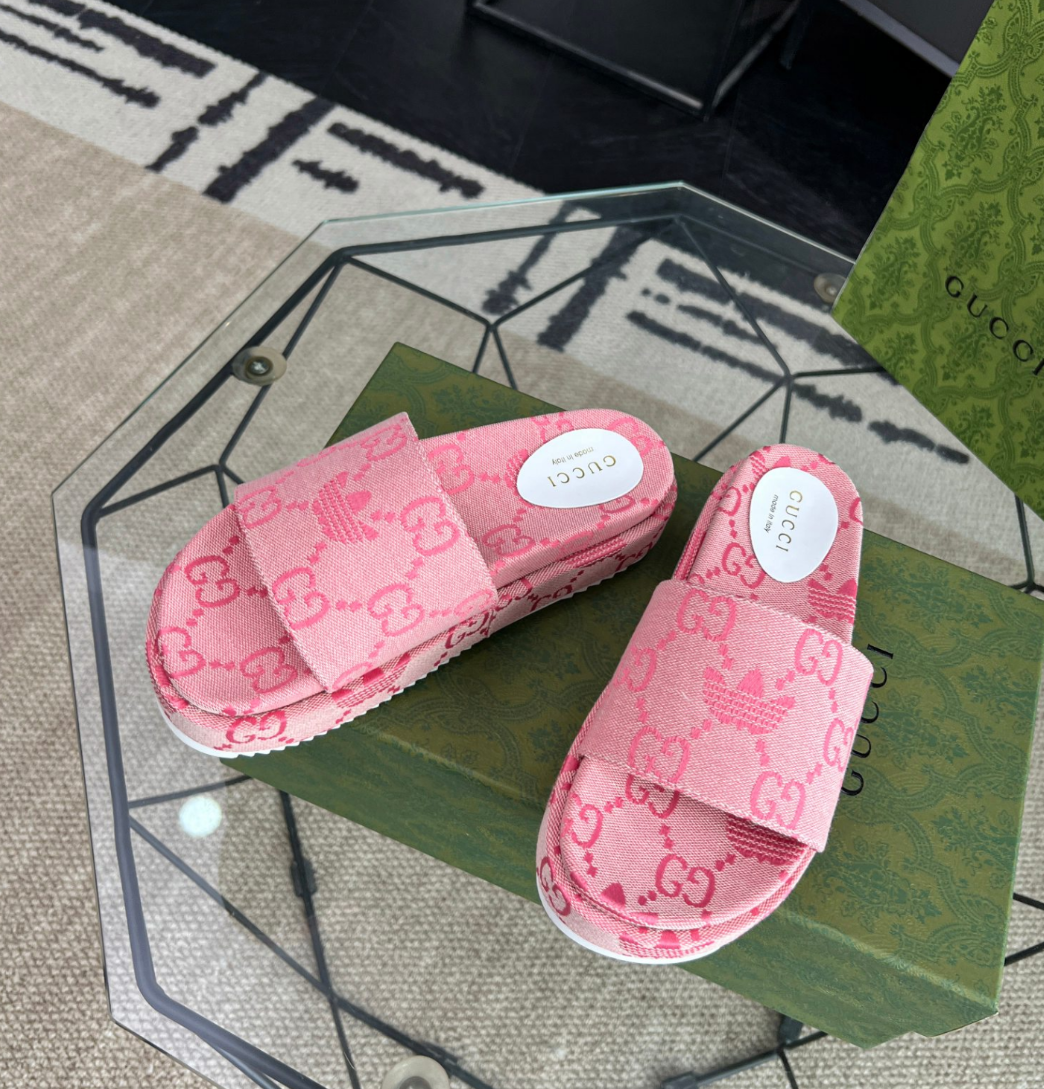 Adidas collaboration classic retro canvas slippers