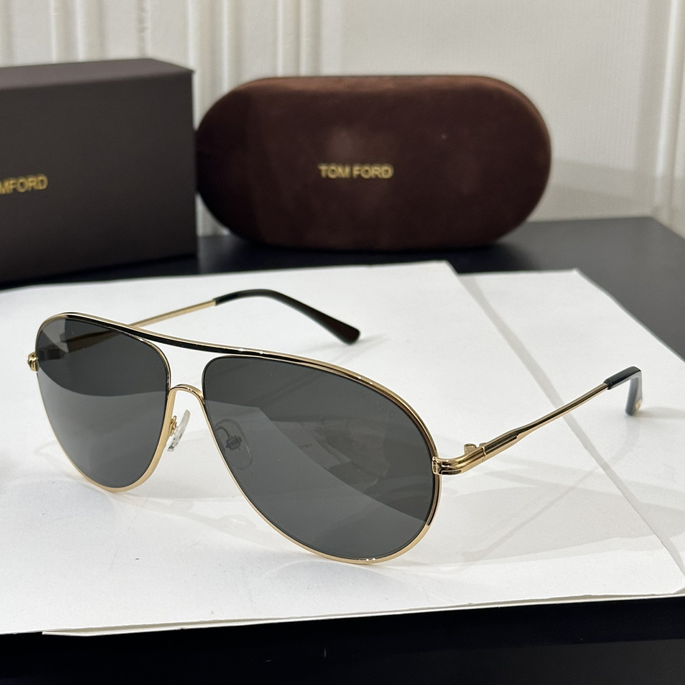 Tom Ford Thin Frame Metal Sunglasses Top Quality
