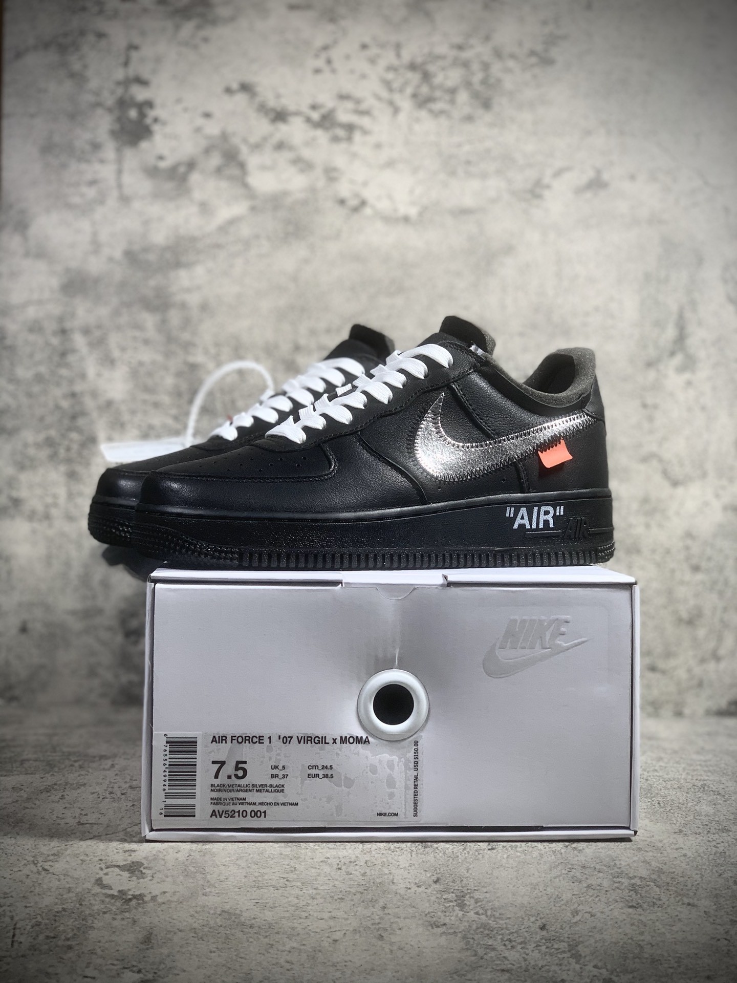 AO4297-100 OFF White X Air Force 1 ’07 Low Conplex Con
