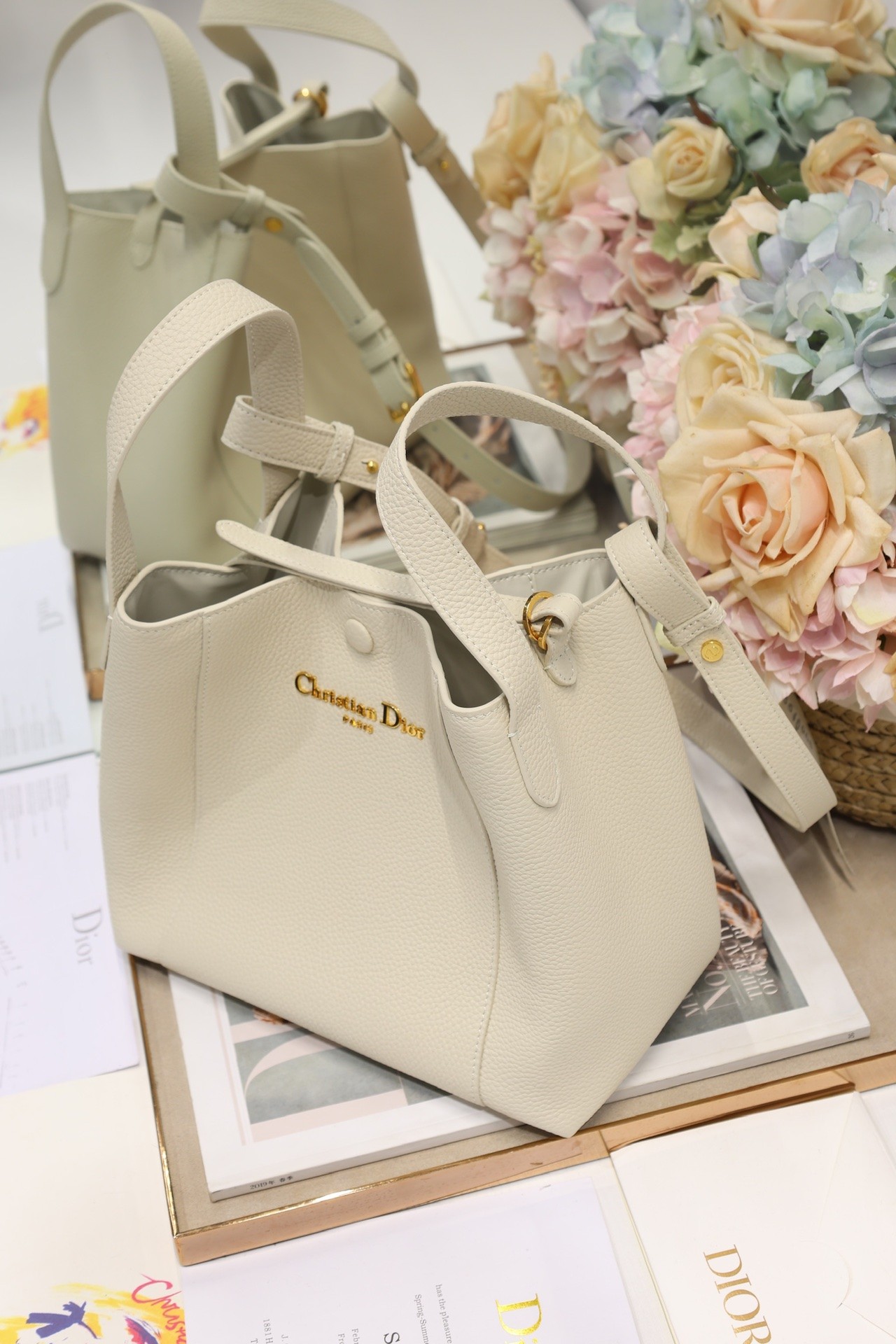 Dior Signature Bucket Bag