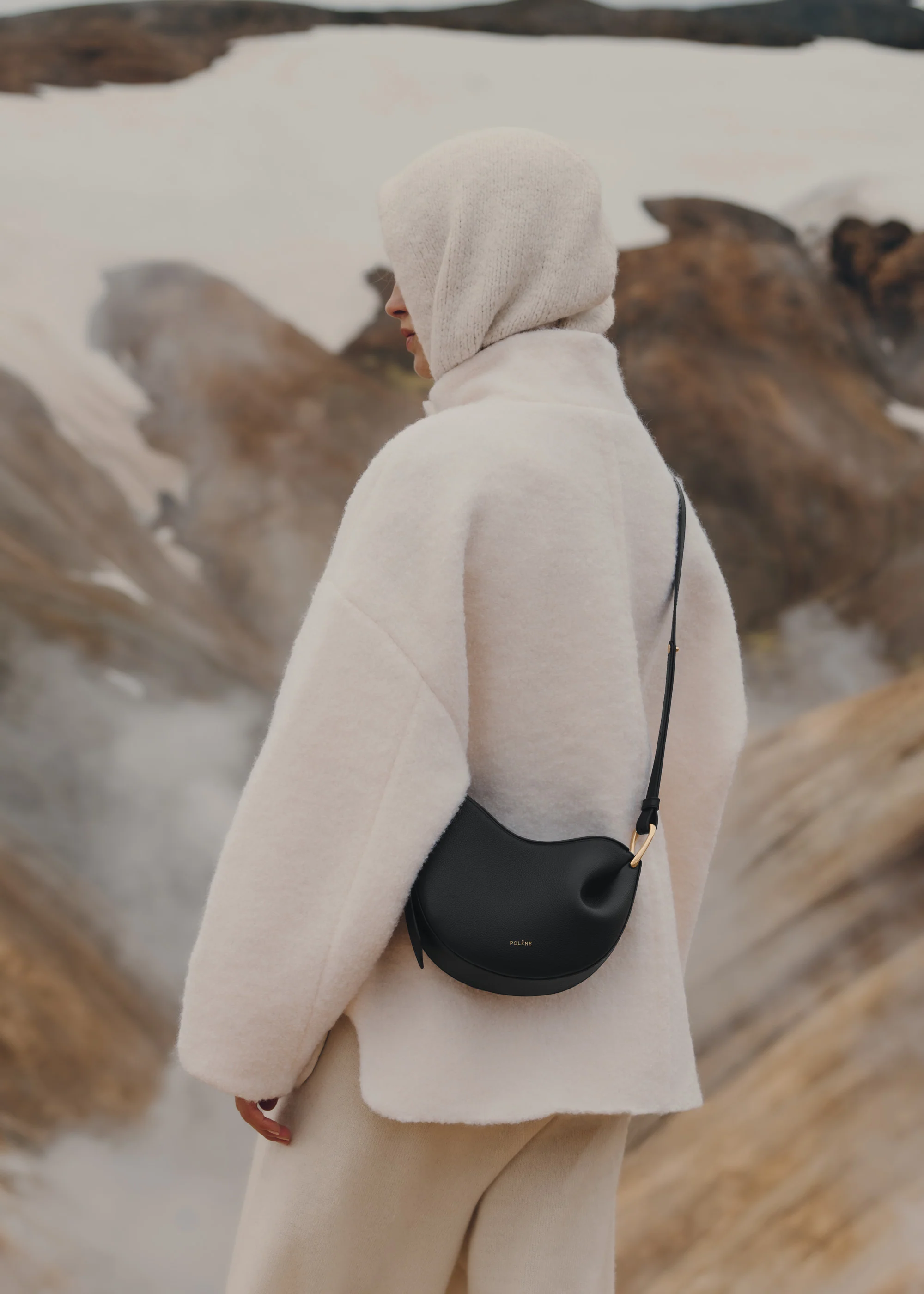 Polène Tonca -Textured Black