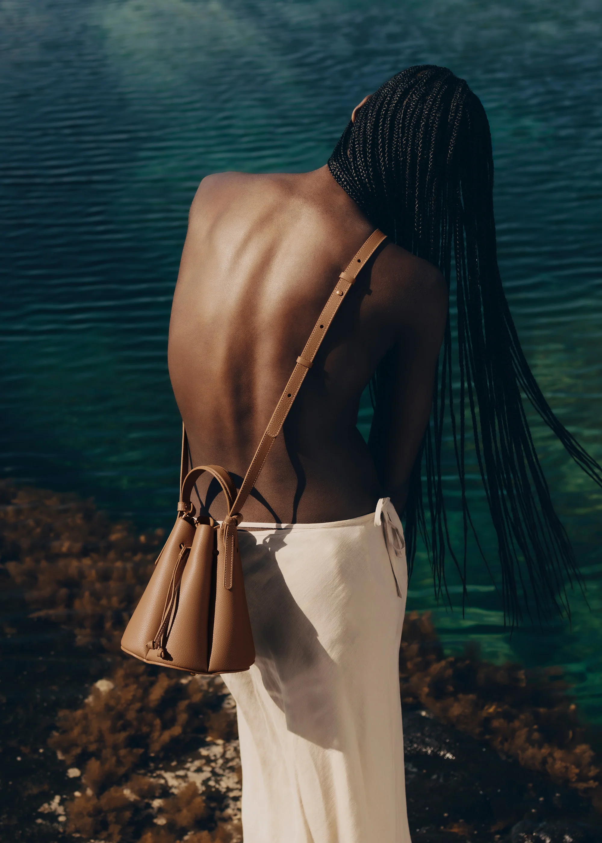 Polène Numéro Huit Mini - Textured Camel