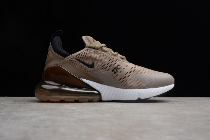 NIKE mens Air Max 270 Sepia Stone Black/ Summit White AH8050-200