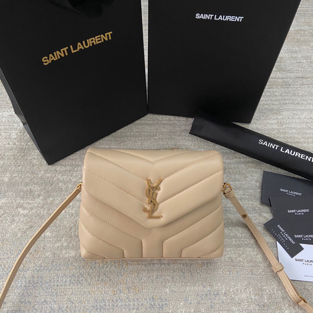 YSL SAINT LAURENT Loulou Toy quilted leather shoulder bag