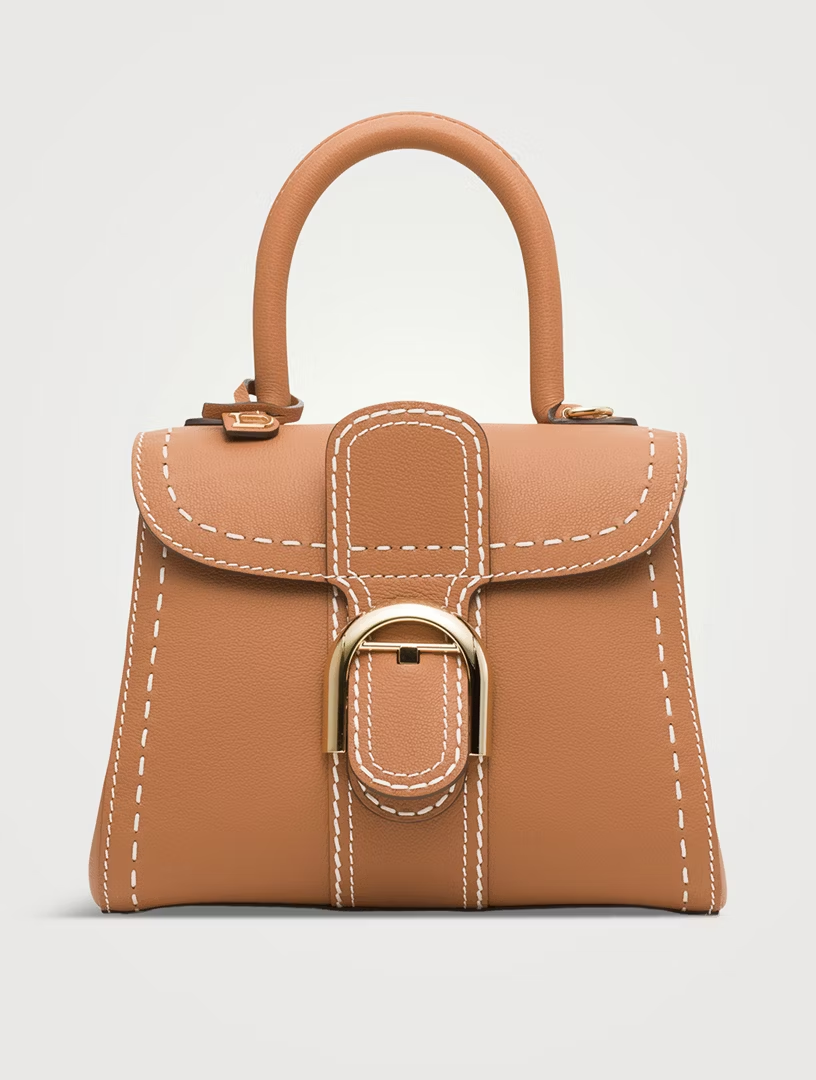 DELVAUX Brillant Mini S Rodéo Calf Surpiqué