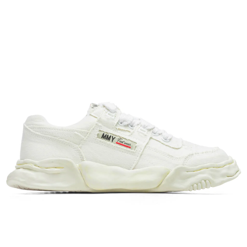 MIHARA YASUHIRO Parker Low OG Sole Canvas Sneaker Perforated - White