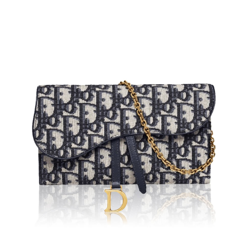 Dior Saddle Chain Wallet