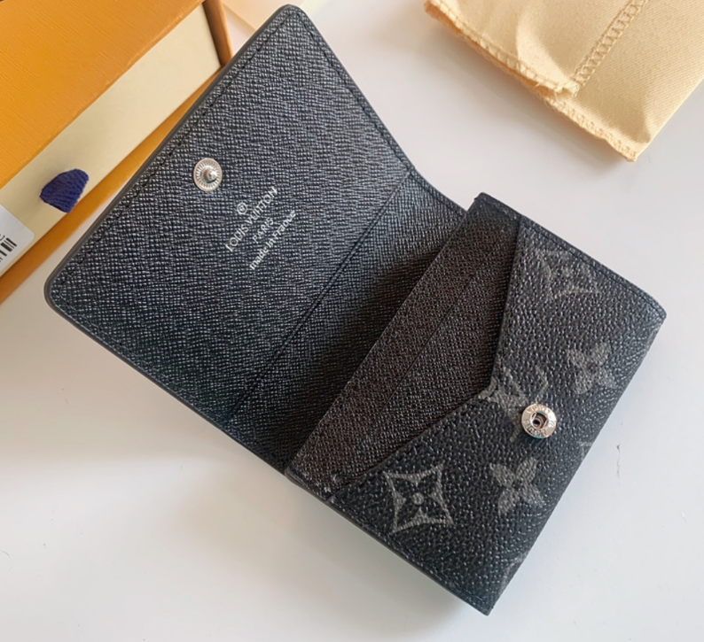 Louis Vuitton Classic coated canvas card clip