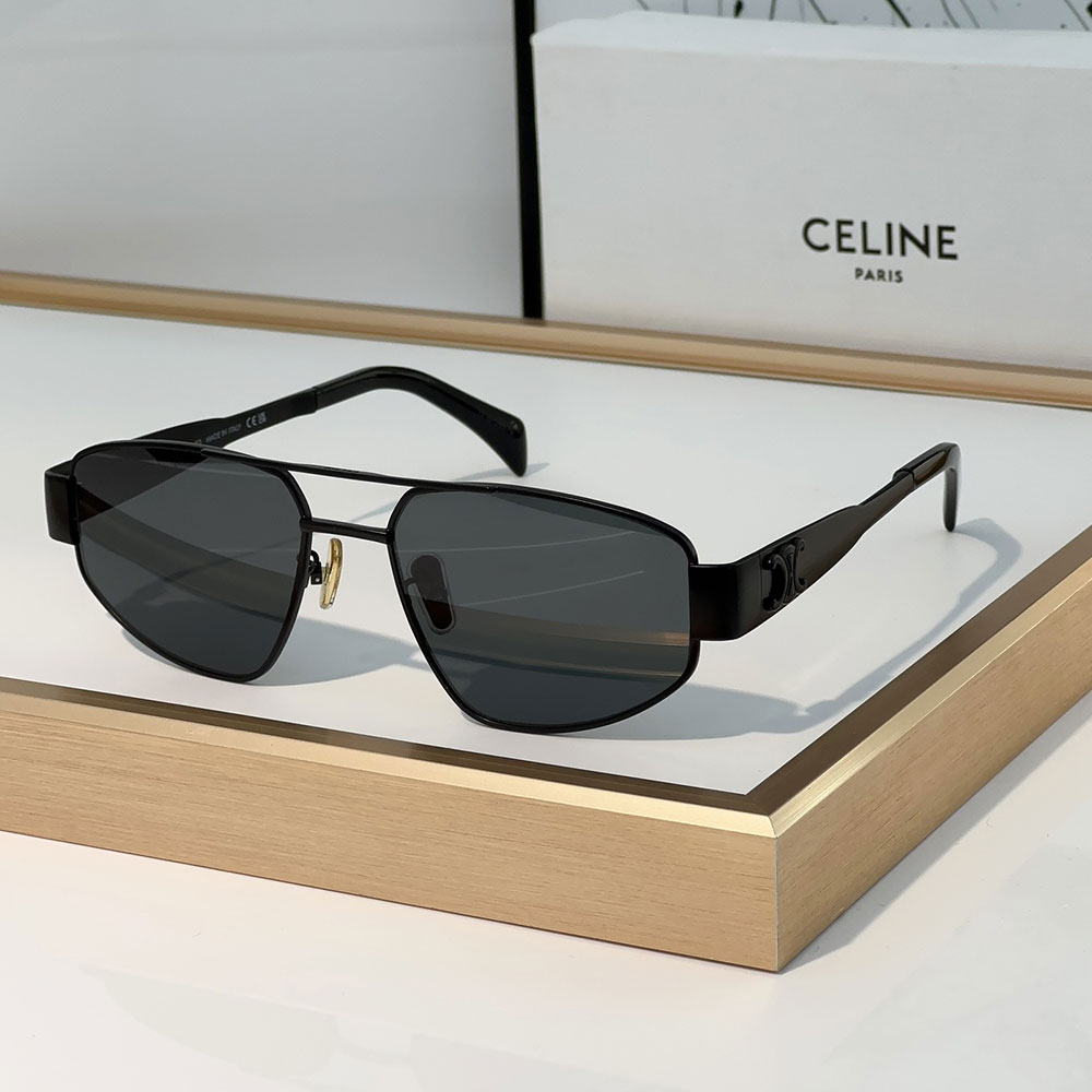 Celine Metal logo Pattern sunglasses Top quality