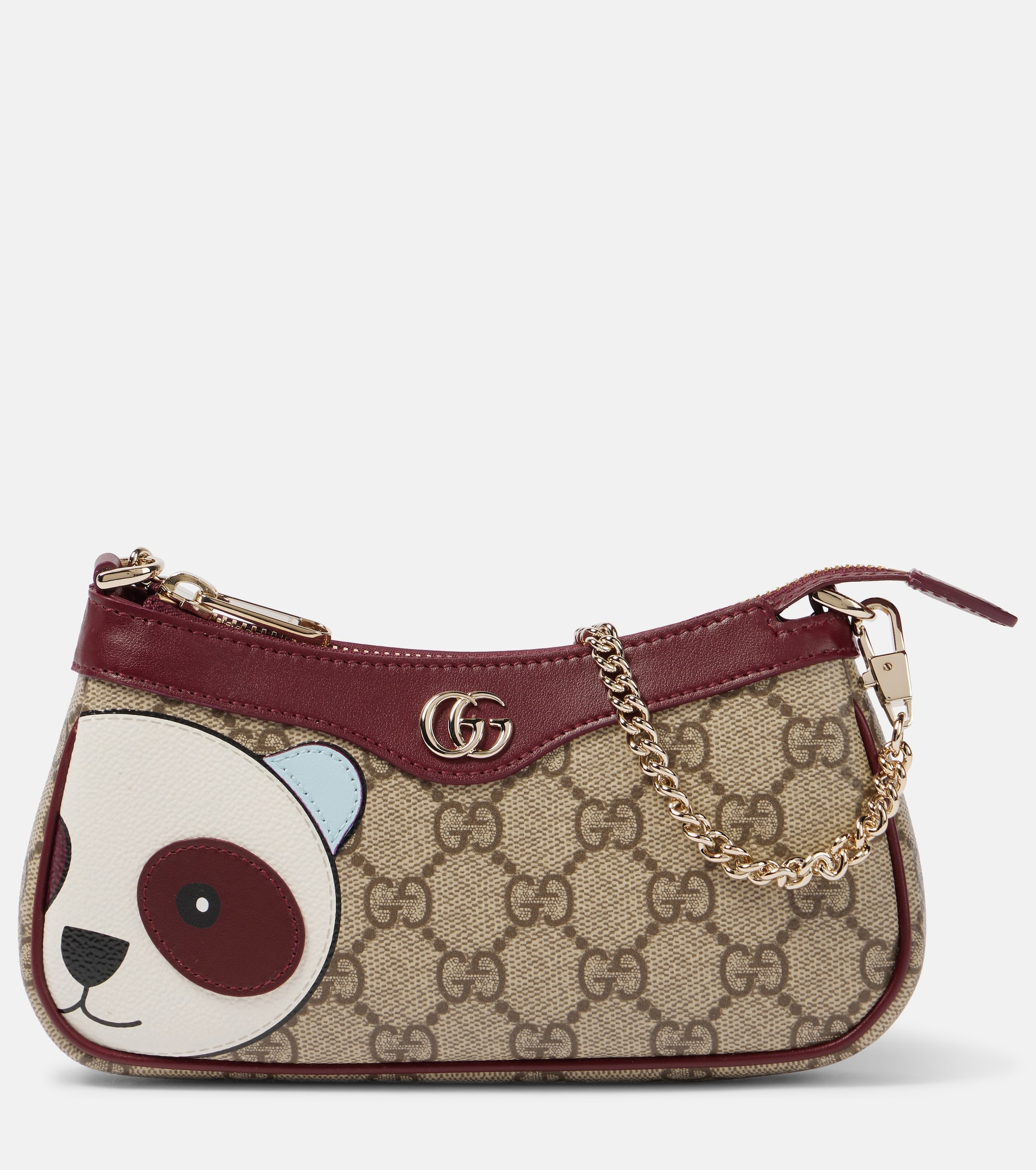 Gucci Mini panda-appliqué shoulder bag