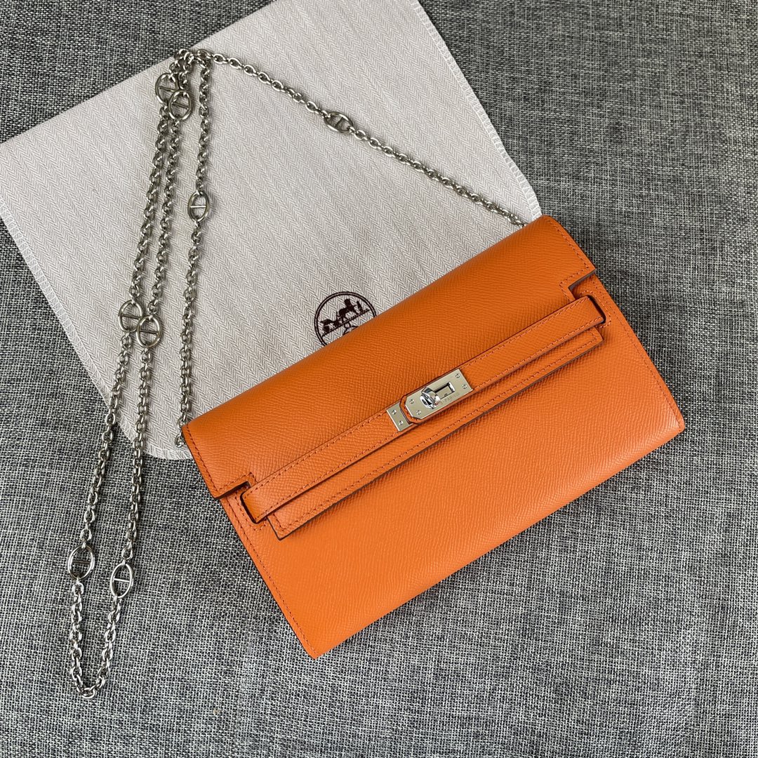 Hermes Kelly Chain Purse Bag