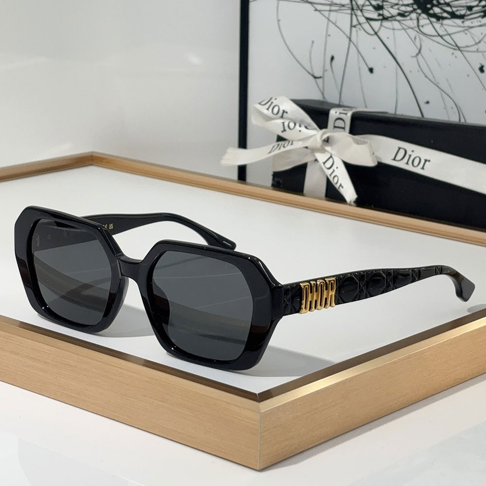 Dior Mirror Leg Logo Acetate Fibre sunglasses   Top quality