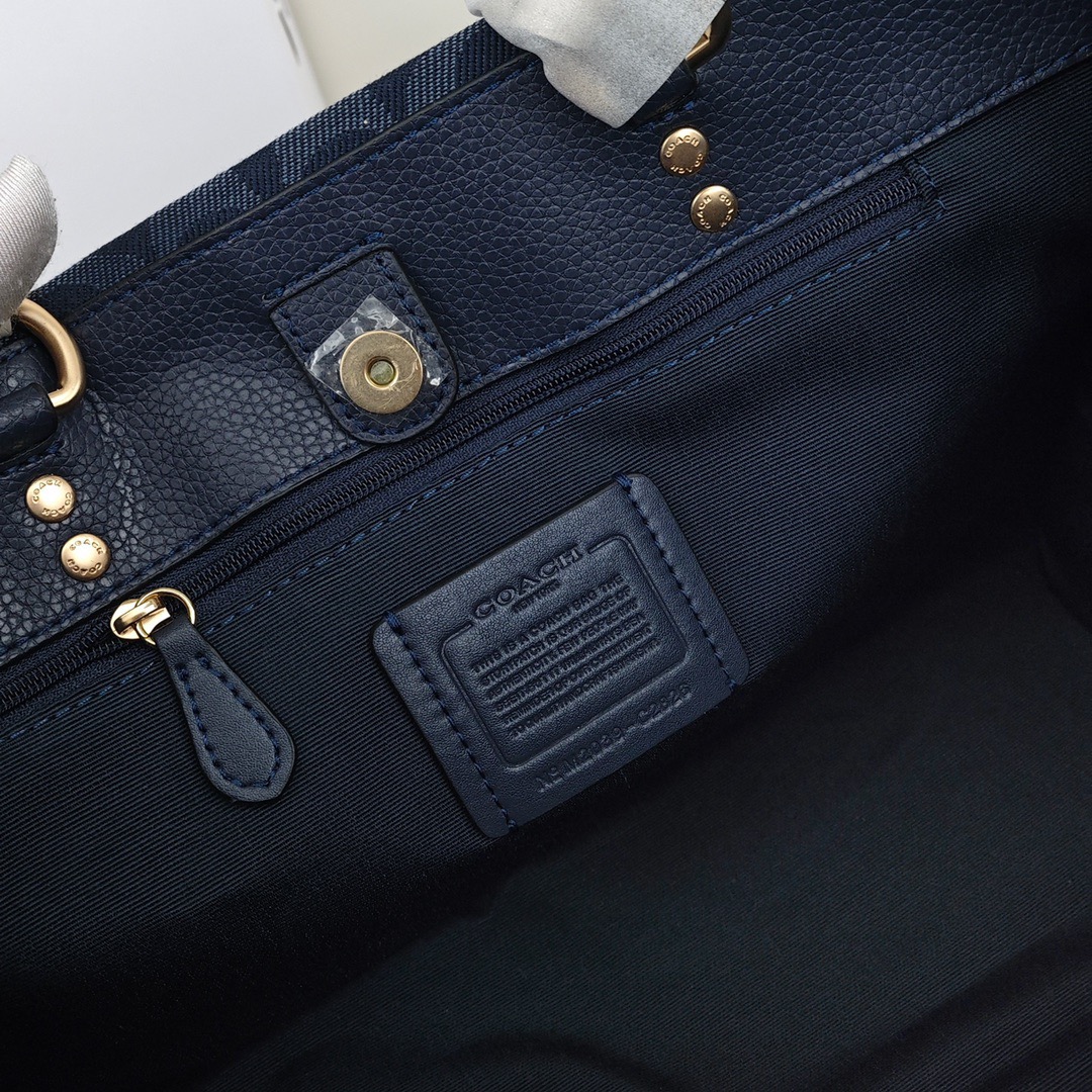 Coach canvas tote bag