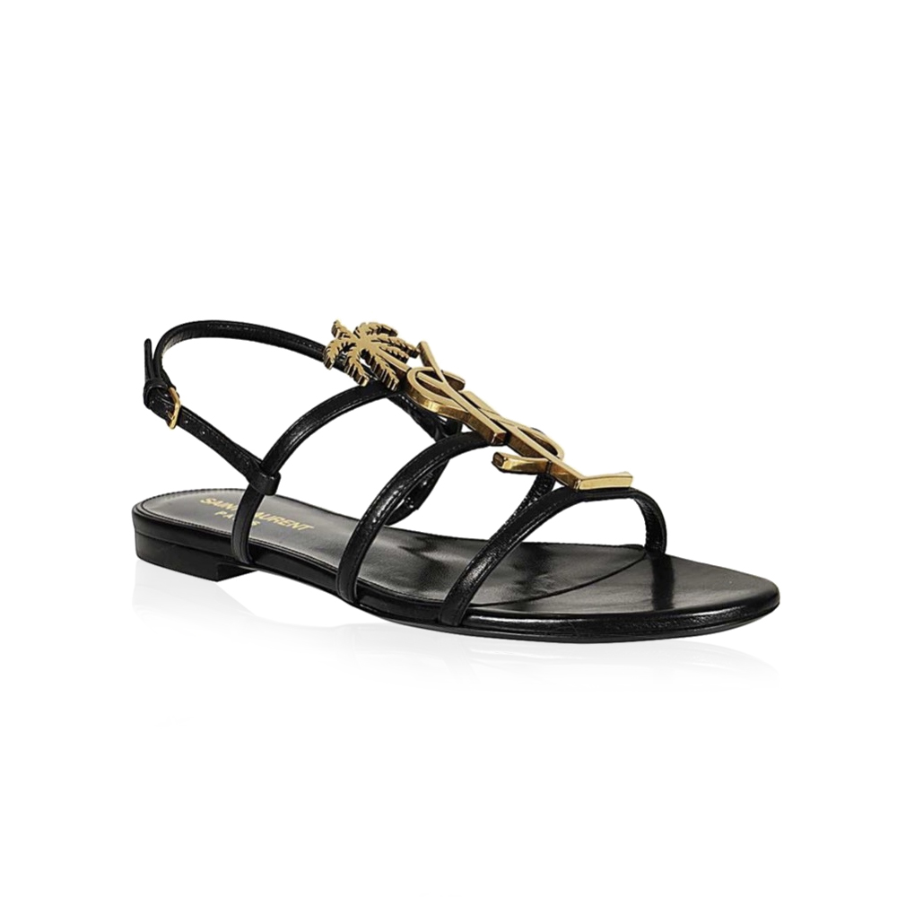 Saint Laurent YSL Open-toe Fashion Goes With Everything Slide Sandal