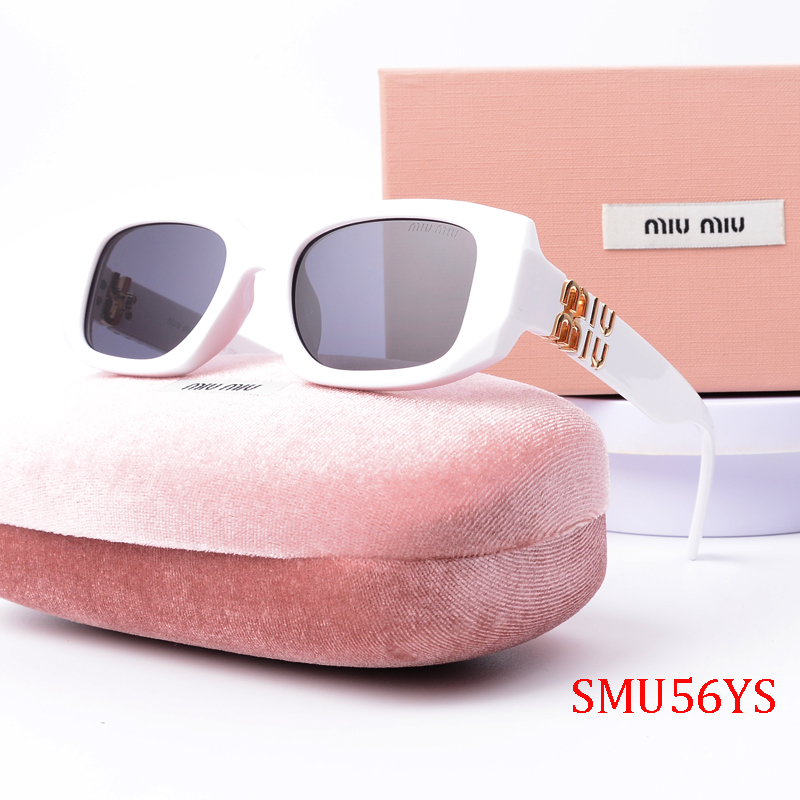 MIU MIU Retro trend Sunglasses Top quality