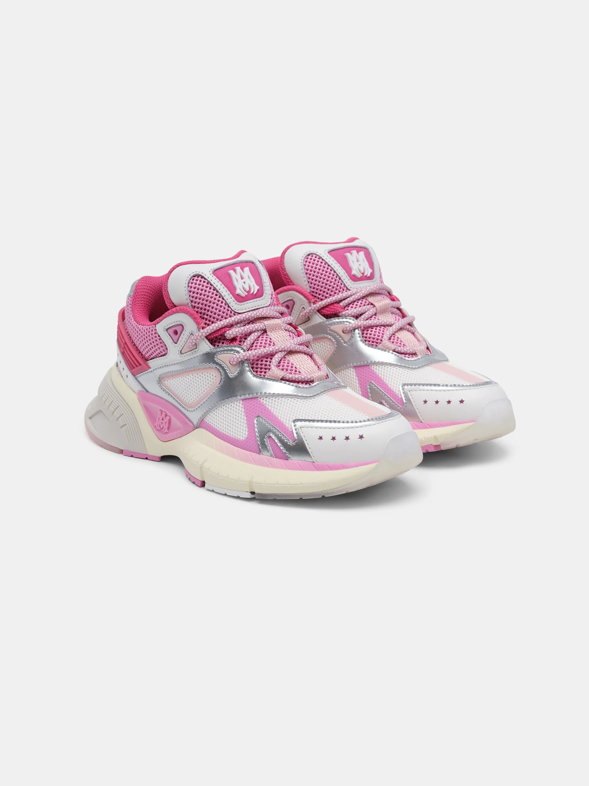 AMIRI WOMEN - WOMEN'S MA RUNNER - Fuchsia Pink White Silver