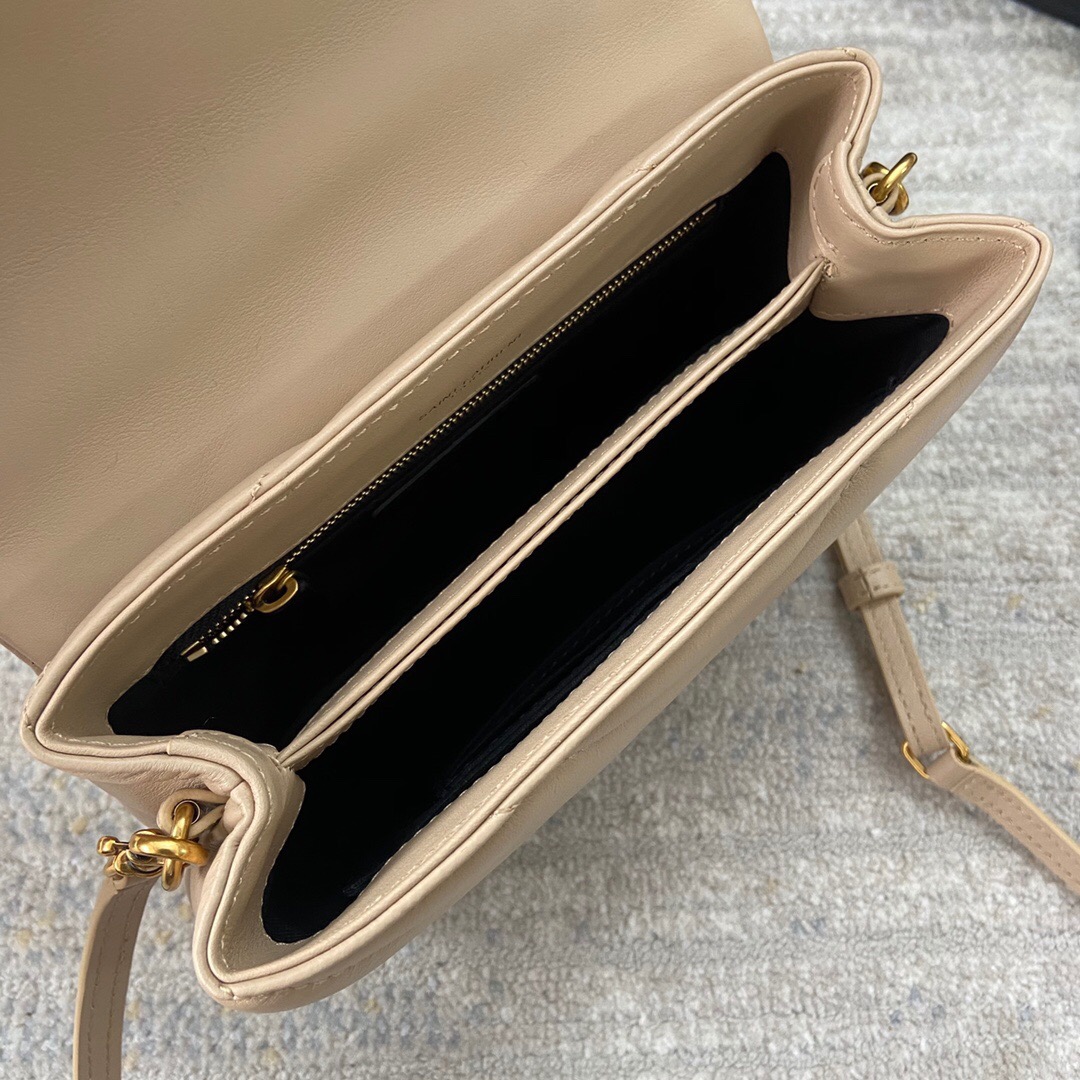 YSL SAINT LAURENT Loulou Toy quilted leather shoulder bag