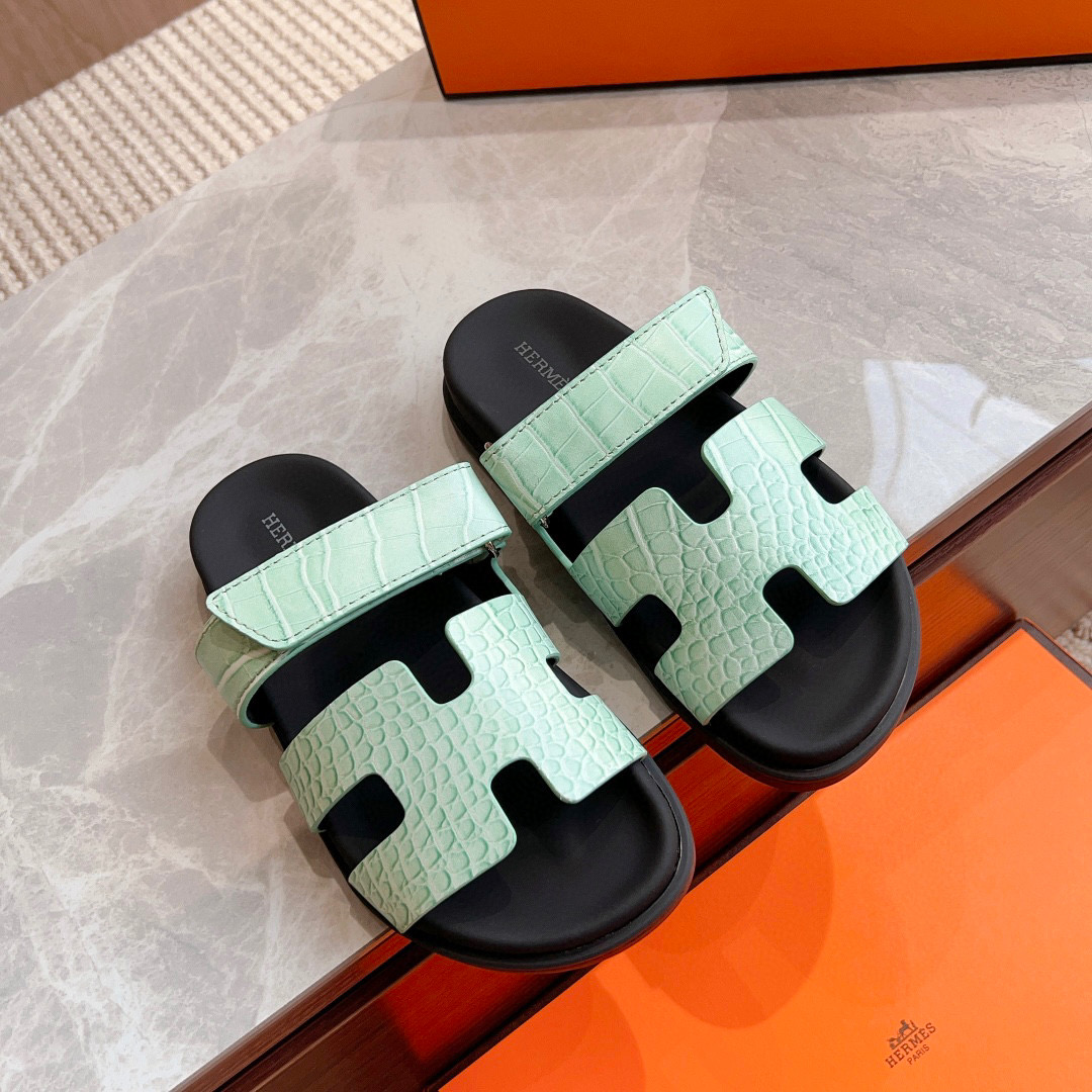 Hermes Chypre  Slide Sandals