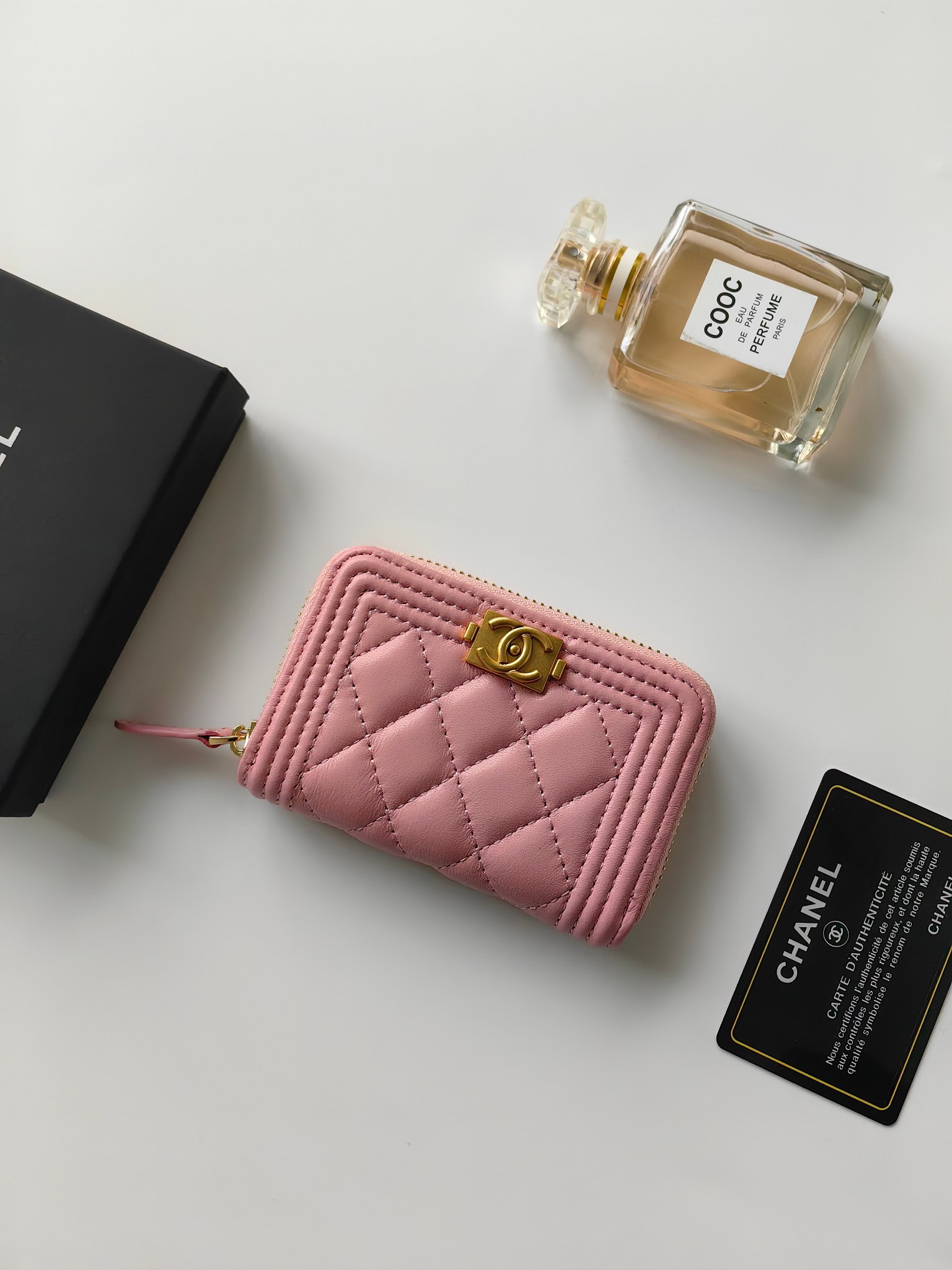 Chanel card holder coin purse