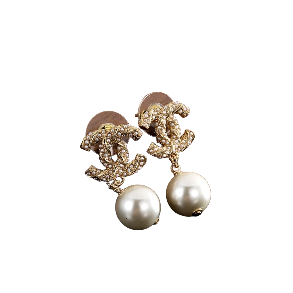 Chanel Pearl Double C Earrings Jewelry
