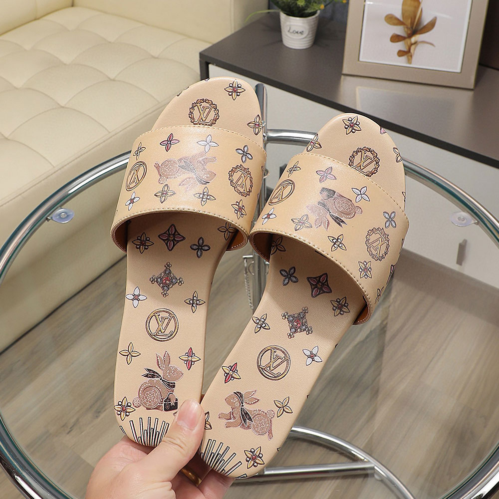 Louis Vuitton LV Cute Bunny Flats Slide Sandal