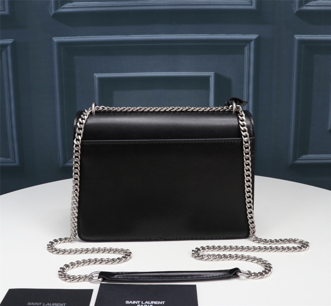 Saint Laurent YSL Medium SUNSET bag black