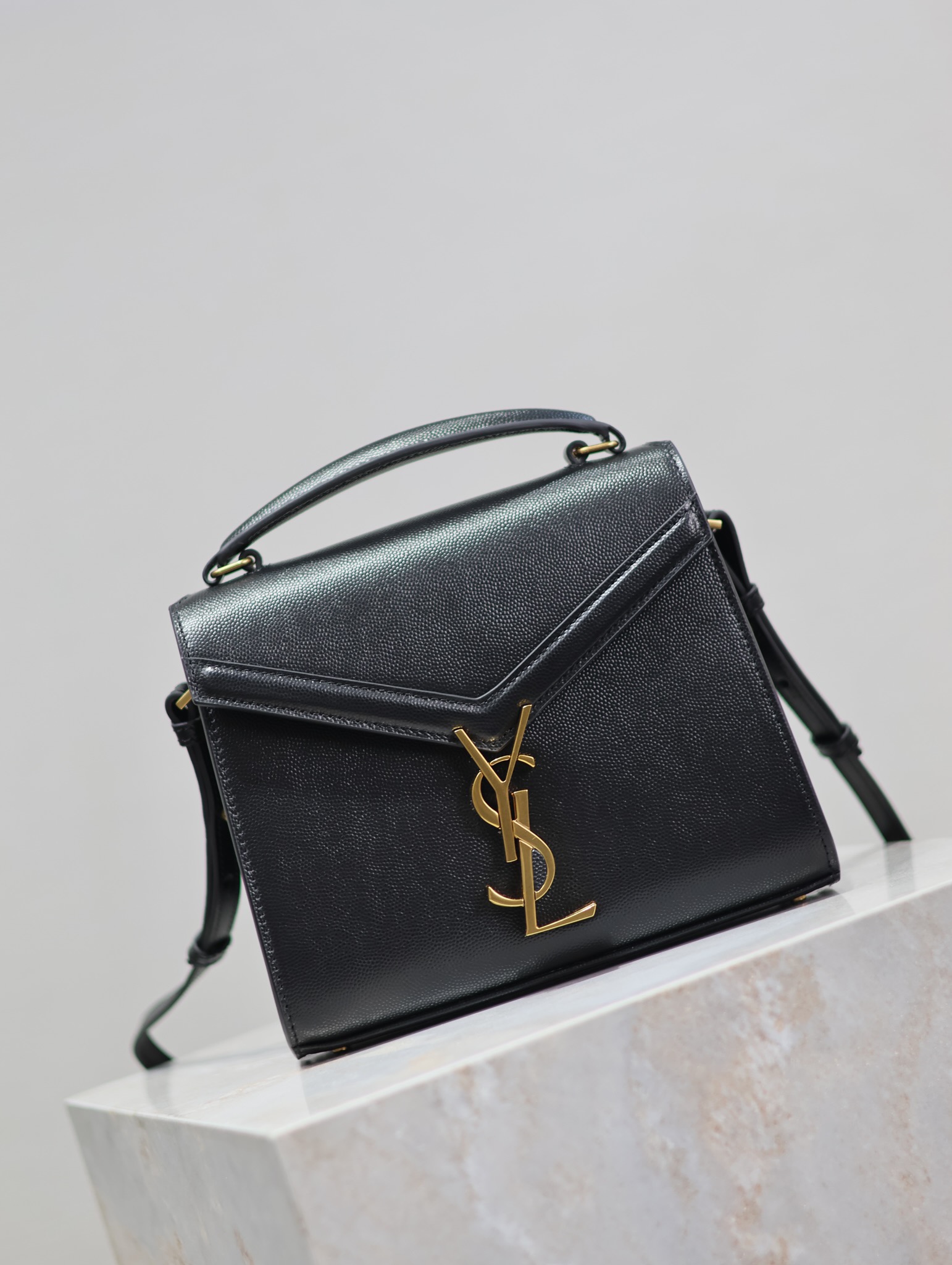 Saint Laurent cassandra mini caviar tote