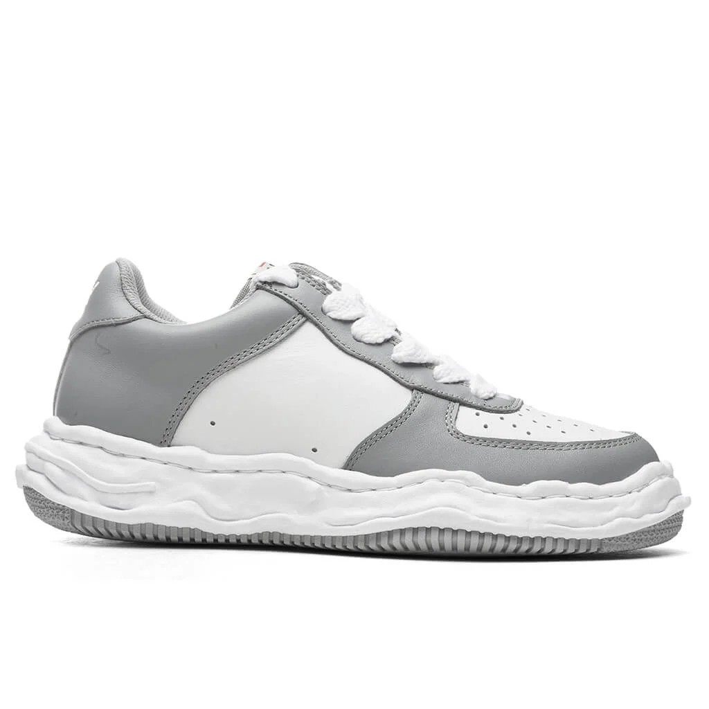 MIHARA YASUHIRO Wayne Low OG Sole Leather Sneaker - Grey/White