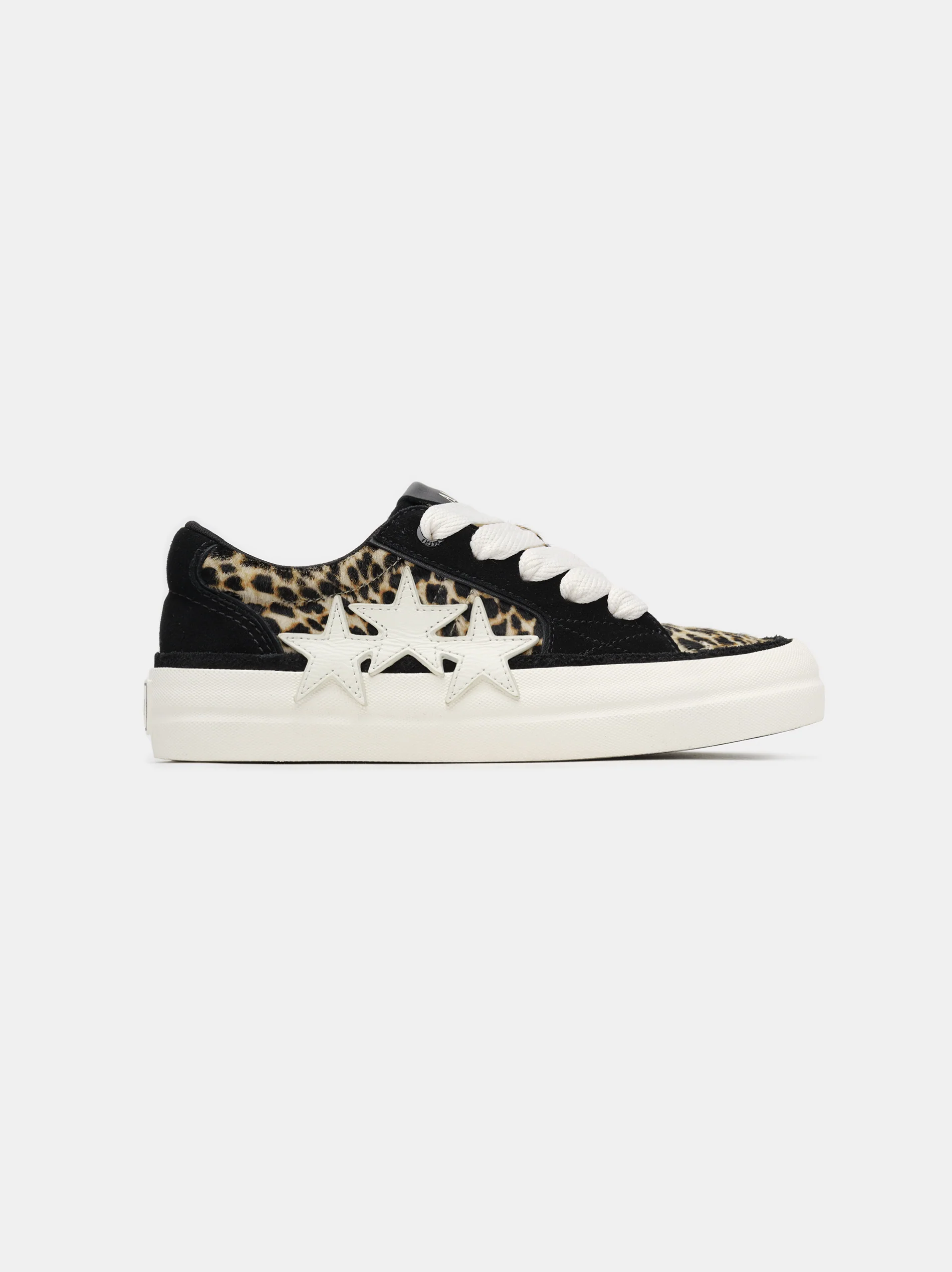 AMIRI WOMEN - WOMEN'S LEOPARD SUNSET SKATE LOW - Black