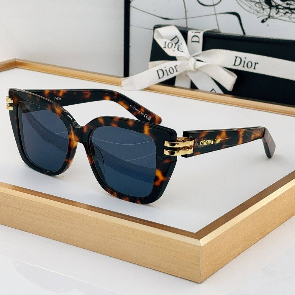 Dior Acetate Fibre Lrregular Lens sunglasses Top quality
