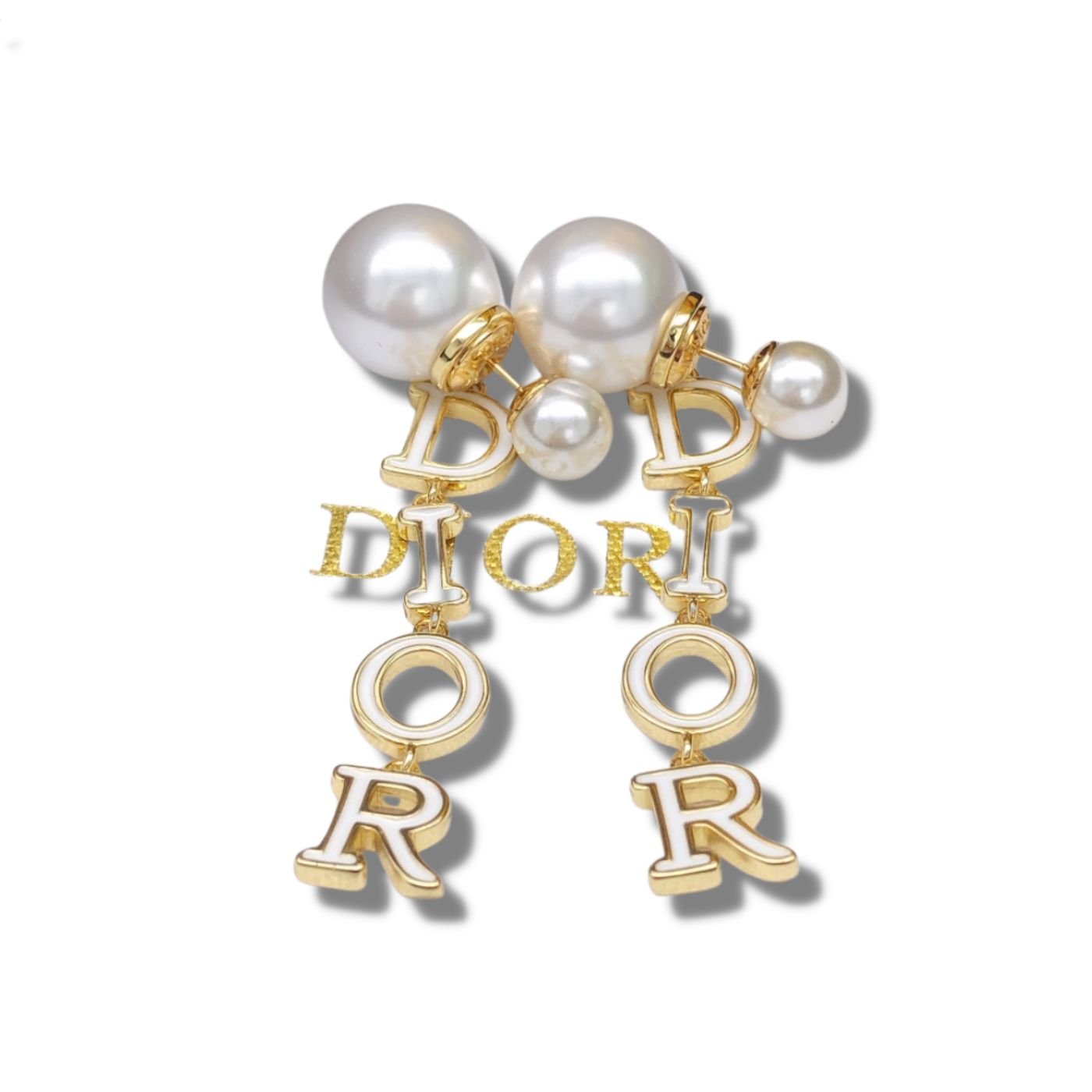 Dior 21 Autumn Earrings Gold For Women