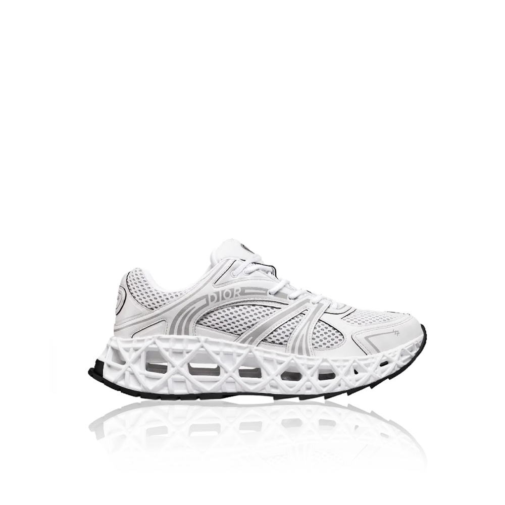 Dior B35 NXXT Fabric Round Toe Lace Up Casual Shoes